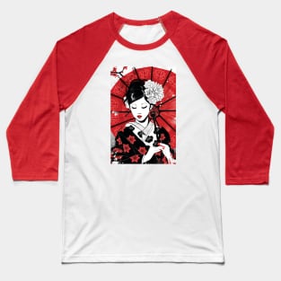 Japan Geisha Baseball T-Shirt